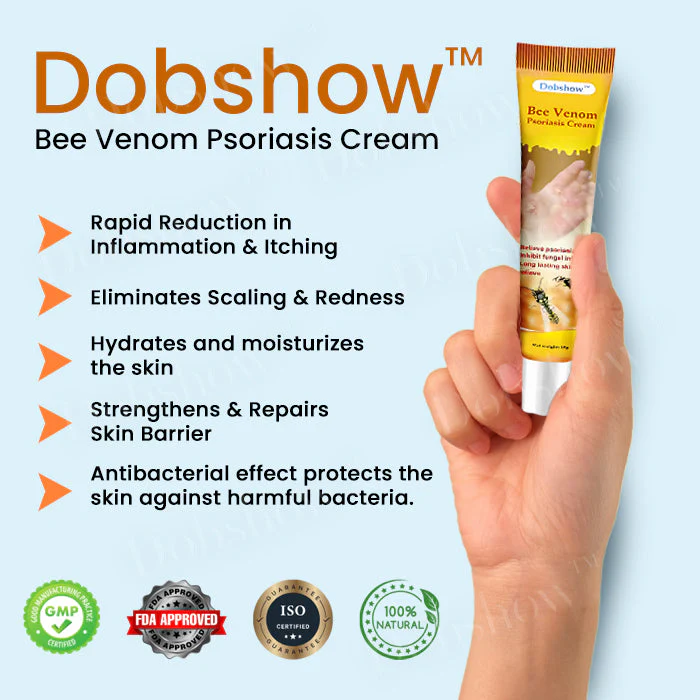 Creme para psoríase com veneno de abelha Dobshow™
