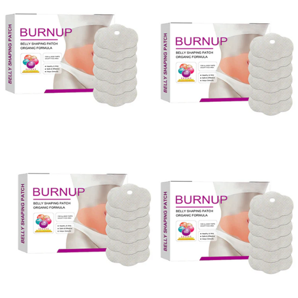BurnUp FlatZone - Adesivos inteligentes para redução abdominal e firmeza da pele